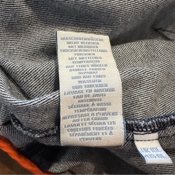 Boden Dark Denim A-Line Mini - Midi Skirt • Size: US 6L - Picture 10 of 10